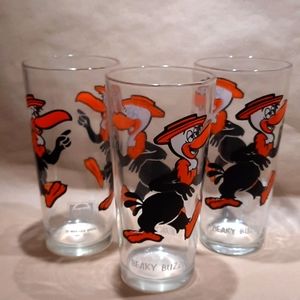 Vintage Looney Toons drinking glasses
